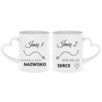 Zestaw kubków z imieniem "Skradł"