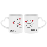 Zestaw kubków z imieniem "Buźki"