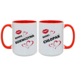 Zestaw kubków "Boska dziewczyna, chłopak"