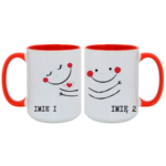 Zestaw kubków z imieniem "Buźki"