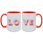 Zestaw kubków "LOVE"