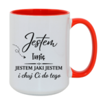 Kubek z dowolnym imieniem "Jestem jaki jestem"