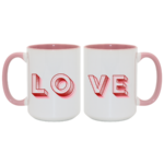 Zestaw kubków "LOVE"