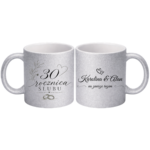 Zestaw kubków z imieniem "Rocznica ślubu"