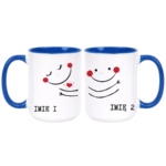 Zestaw kubków z imieniem "Buźki"