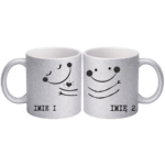 Zestaw kubków z imieniem "Buźki"