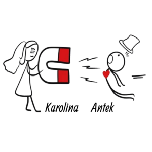 Zestaw kubków z imieniem "Magnes"