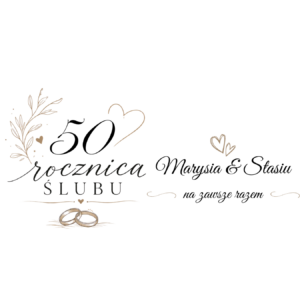 Zestaw kubków z imieniem "Rocznica ślubu"