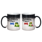 Zestaw kubków z imieniem "Żajebisty facet, żajebista kobieta"