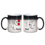 Zestaw kubków z imieniem "Magnes"