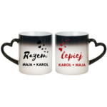 Zestaw kubków z imieniem "Razem lepiej"