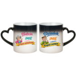 Zestaw kubków z imieniem "Babcia, dziadek"