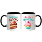 Zestaw kubków "Nieziemskie ciacho-turbo babeczka"