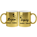 Zestaw kubków z imieniem "Razem lepiej"