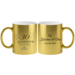 Zestaw kubków z imieniem "Rocznica ślubu"