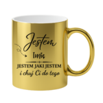 Kubek z dowolnym imieniem "Jestem jaki jestem"
