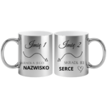 Zestaw kubków z imieniem "Skradł"