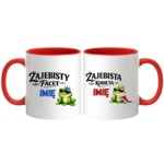 Zestaw kubków z imieniem "Żajebisty facet, żajebista kobieta"