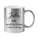Kubek z dowolnym imieniem "Jestem jaki jestem"