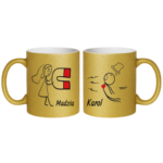 Zestaw kubków z imieniem "Magnes"