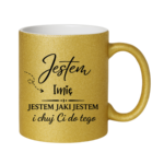 Kubek z dowolnym imieniem "Jestem jaki jestem"