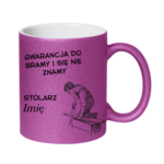 Kubek z dowolnym imieniem "Stolarz"