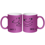 Zestaw kubków z imieniem "Buźki"