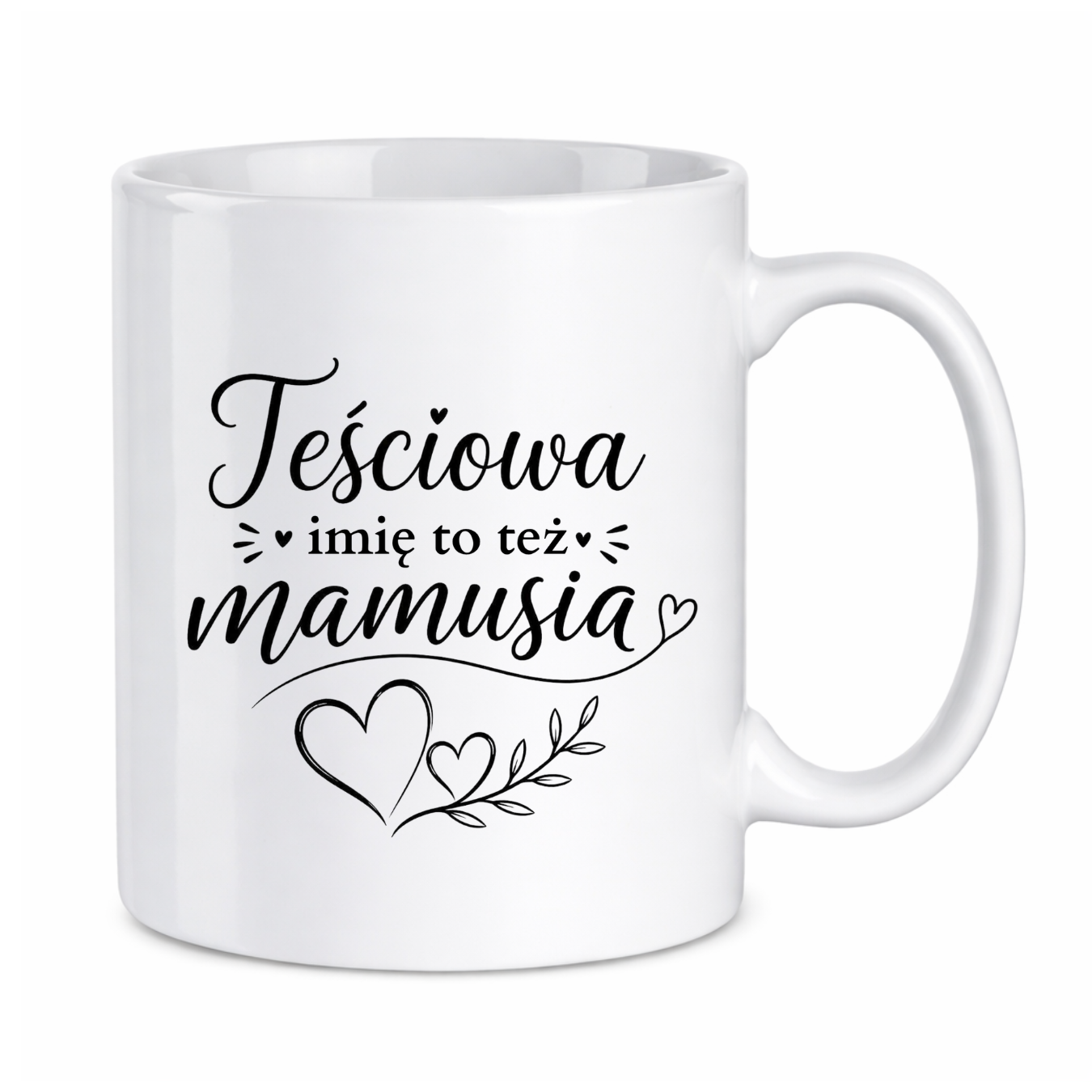 Kubek z dowolnym imieniem "Teściowa to też mamusia"