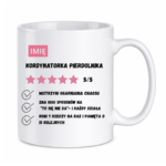 Kubek z dowolnym imieniem "Kordynatorka pierdolnika"