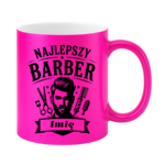 Kubek z dowolnym imieniem "Najlepszy barber"