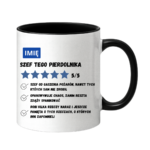 Kubek z dowolnym imieniem "Szef tego pierdolnika"