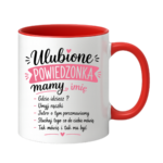 Kubek z dowolnym imieniem "Ulubione powiedzonka mamy"