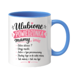 Kubek z dowolnym imieniem "Ulubione powiedzonka mamy"