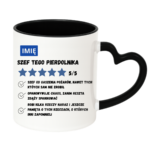 Kubek z dowolnym imieniem "Szef tego pierdolnika"