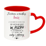 Kubek z dowolnym imieniem "Wredna z dobrym sercem"