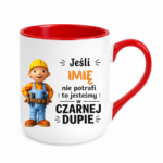 Kubek z dowolnym imieniem "Jeśli nie potrafi"