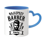 Kubek z dowolnym imieniem "Najlepszy barber"