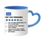 Kubek z dowolnym imieniem "Szef tego pierdolnika"