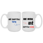 Zestaw kubków "Idź zapytaj"