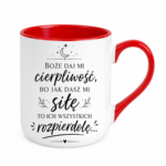 Kubek "Boże daj mi cierpliwość"