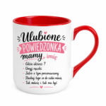 Kubek z dowolnym imieniem "Ulubione powiedzonka mamy"