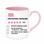 Kubek z dowolnym imieniem "Kordynatorka pierdolnika"
