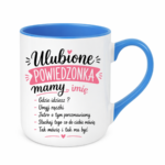 Kubek z dowolnym imieniem "Ulubione powiedzonka mamy"