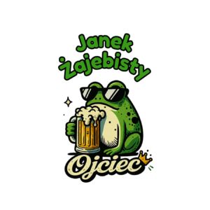 Kubek z dowolnym imieniem "Żajebisty ojciec"