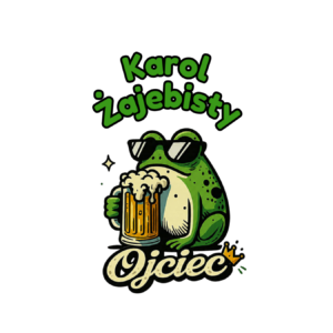 Kubek z dowolnym imieniem "Żajebisty ojciec"