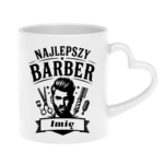 Kubek z dowolnym imieniem "Najlepszy barber"