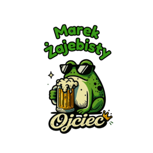 Kubek z dowolnym imieniem "Żajebisty ojciec"