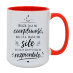 Kubek "Boże daj mi cierpliwość"