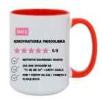 Kubek z dowolnym imieniem "Kordynatorka pierdolnika"