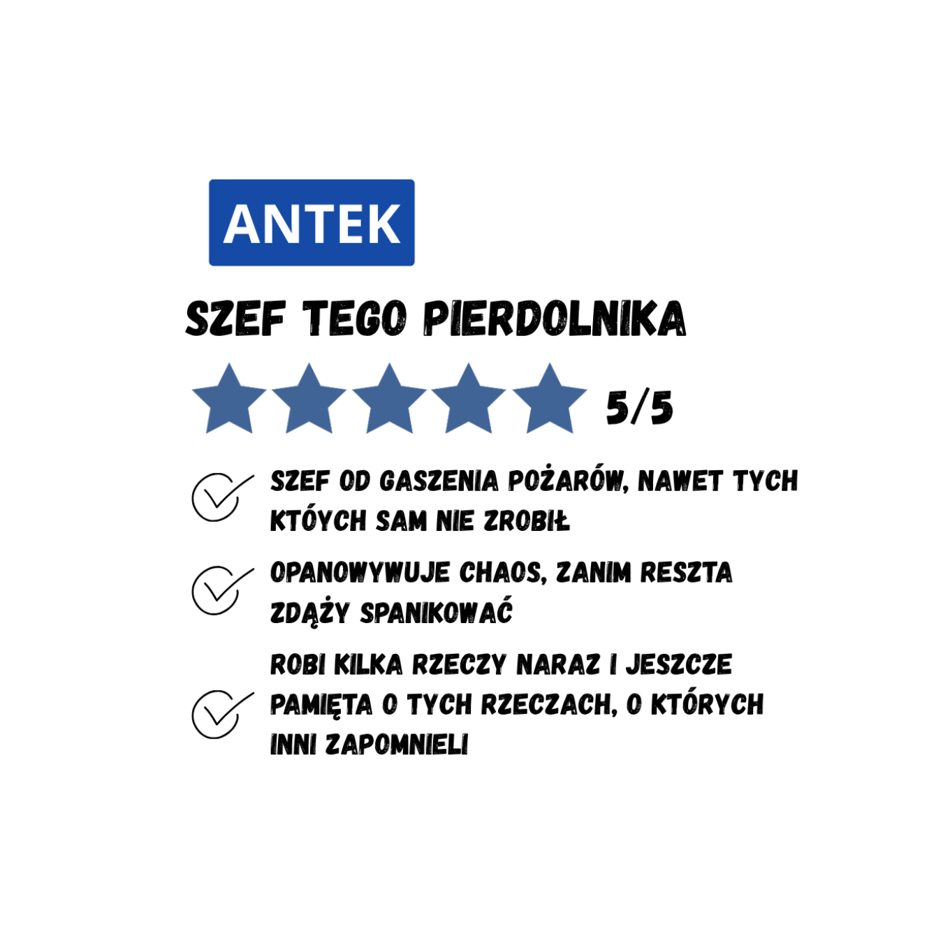 35 Kubek z dowolnym imieniem "Szef tego pierdolnika"